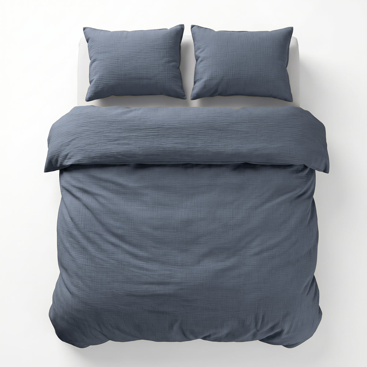 Mousseline Midnight Blauw