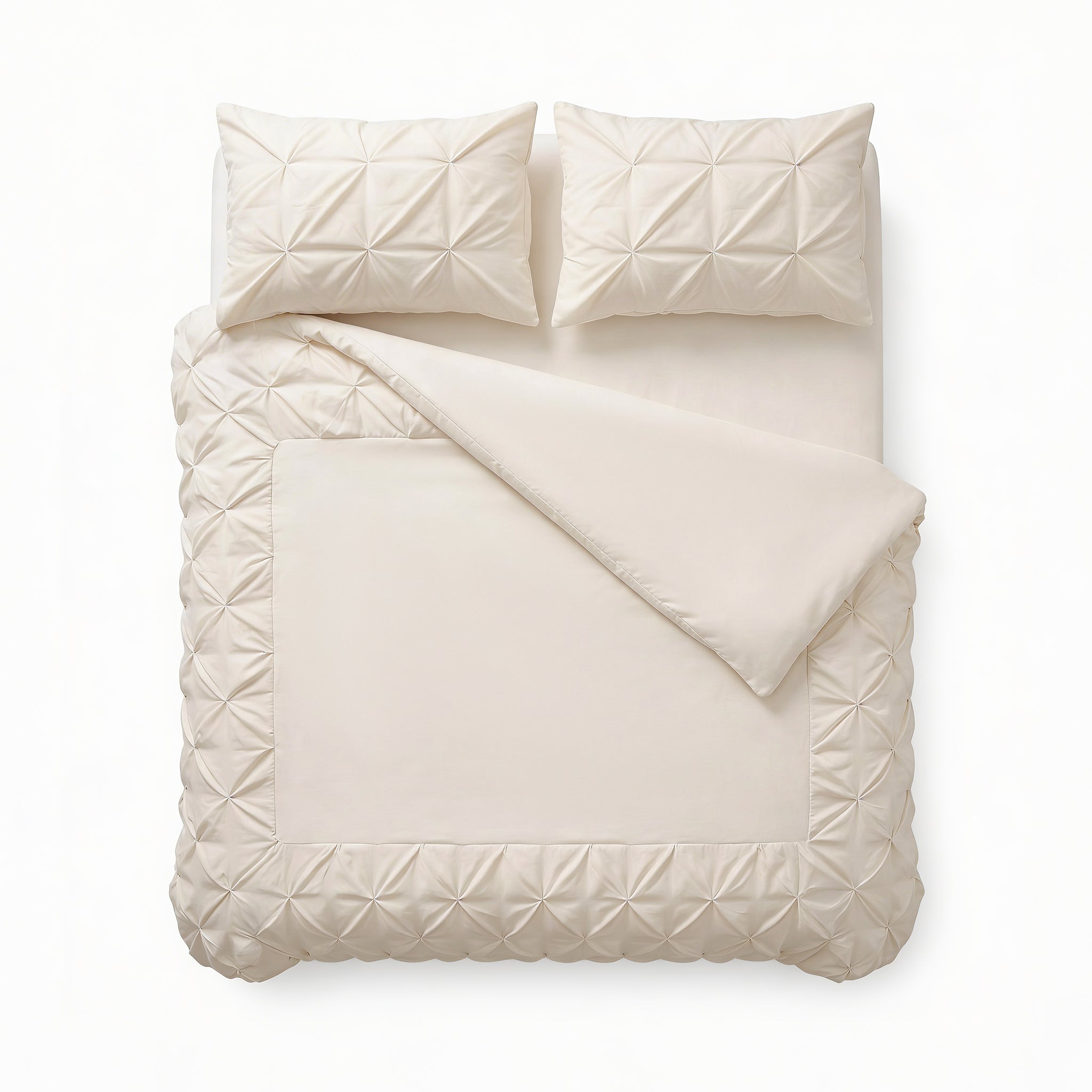 Border Pintuck Beige