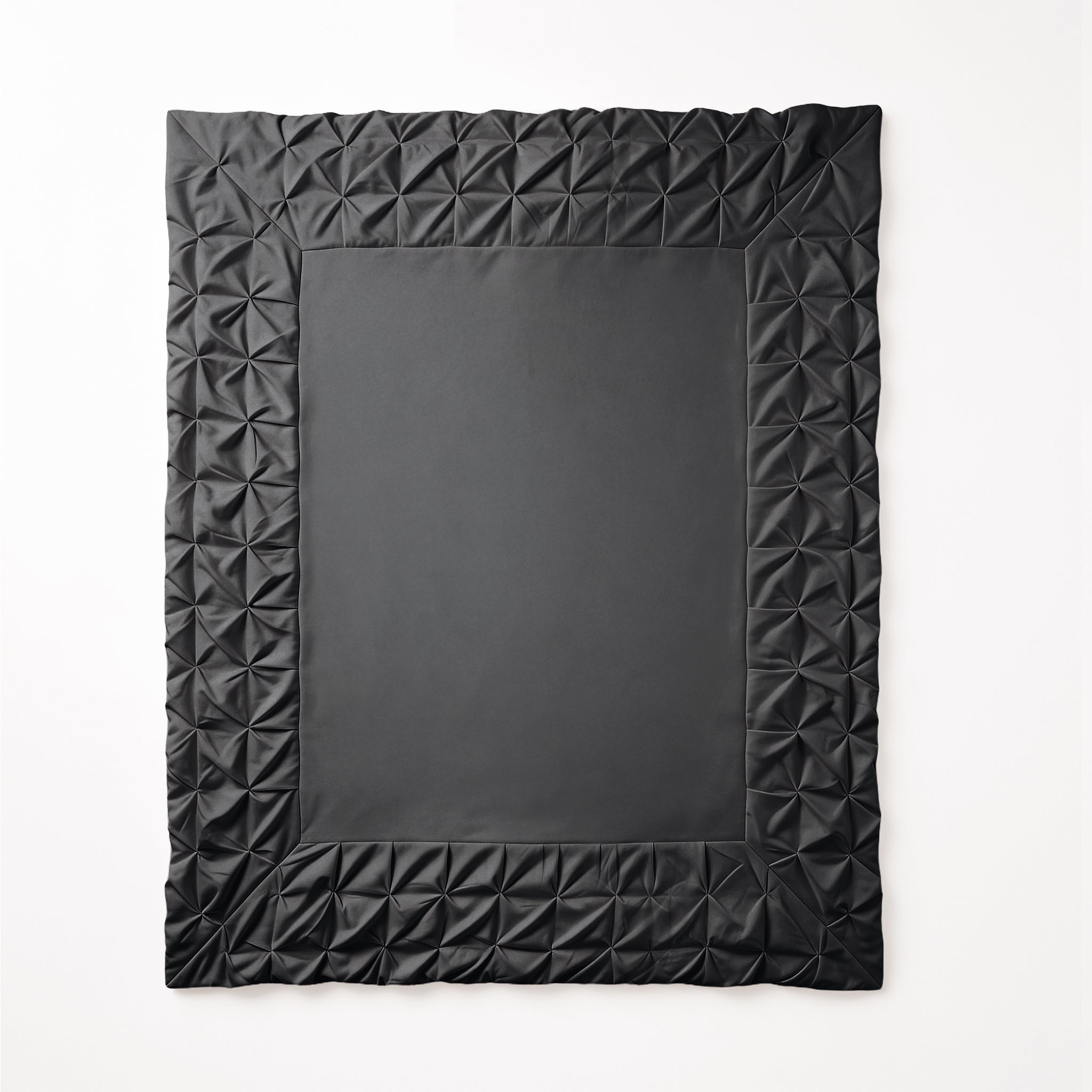 Border Pintuck Zwart