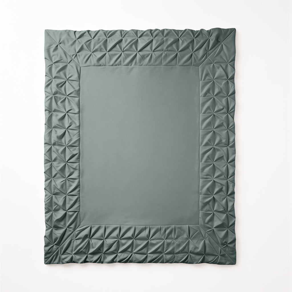 Border Pintuck Groen