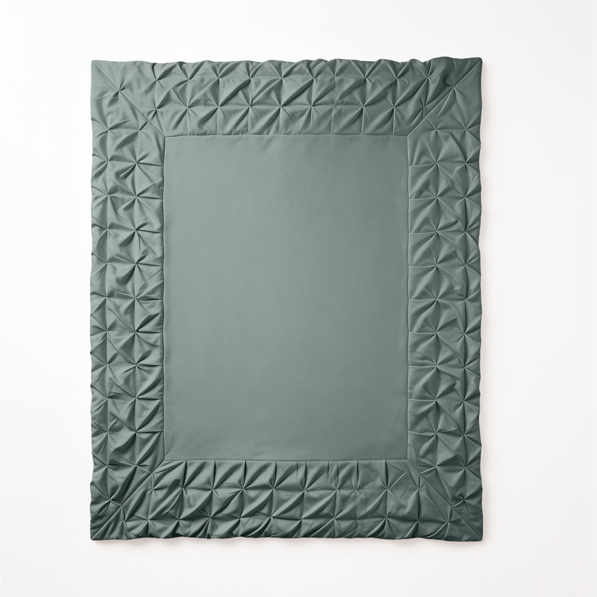 Border Pintuck Groen