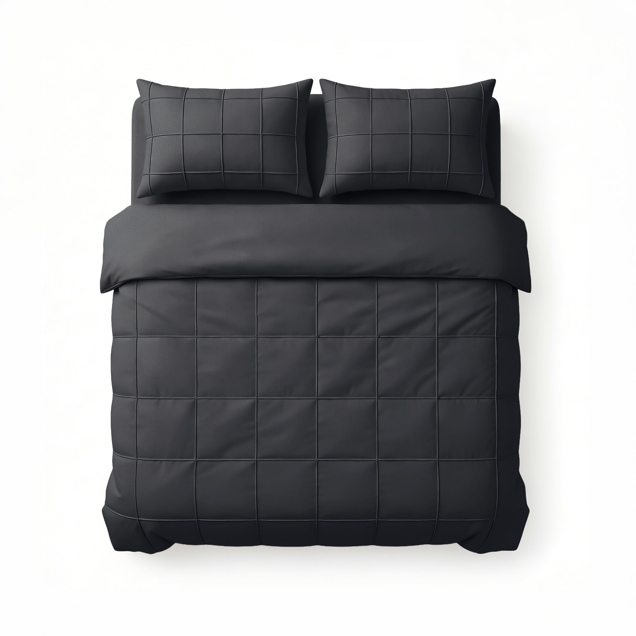 Check Pintuck Zwart