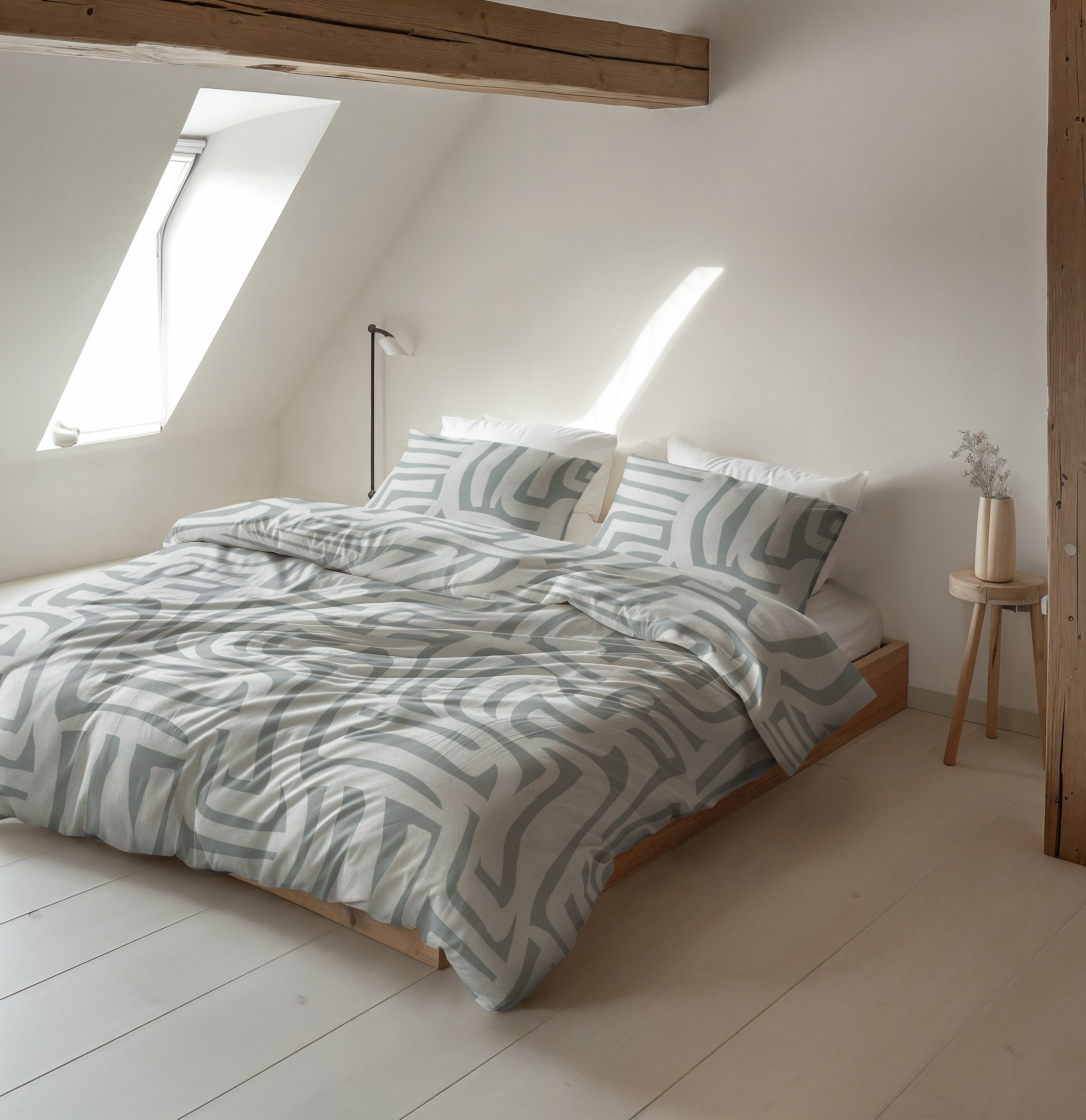Flanel Danis Groen/Grijs