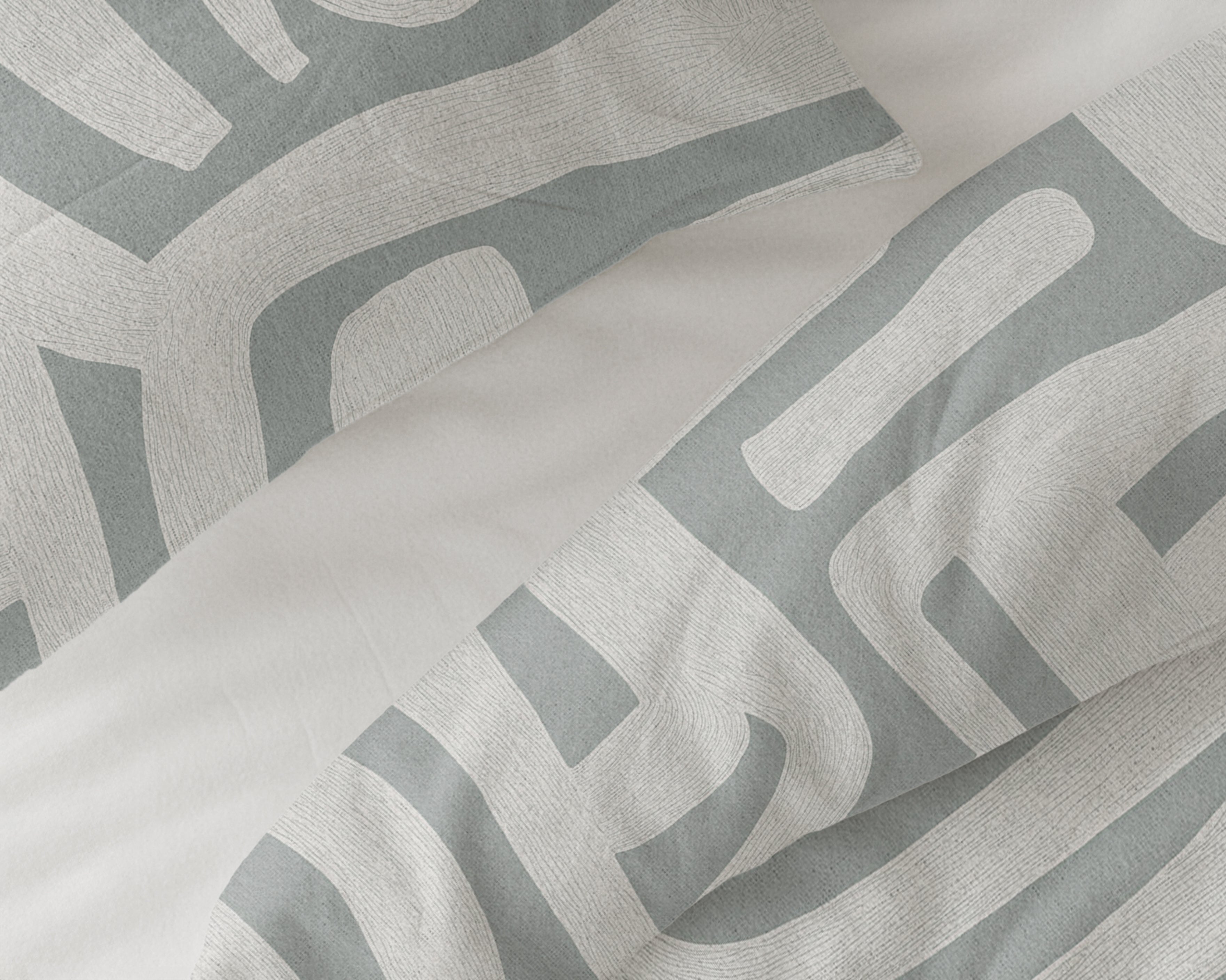 Flanel Danis Groen/Grijs