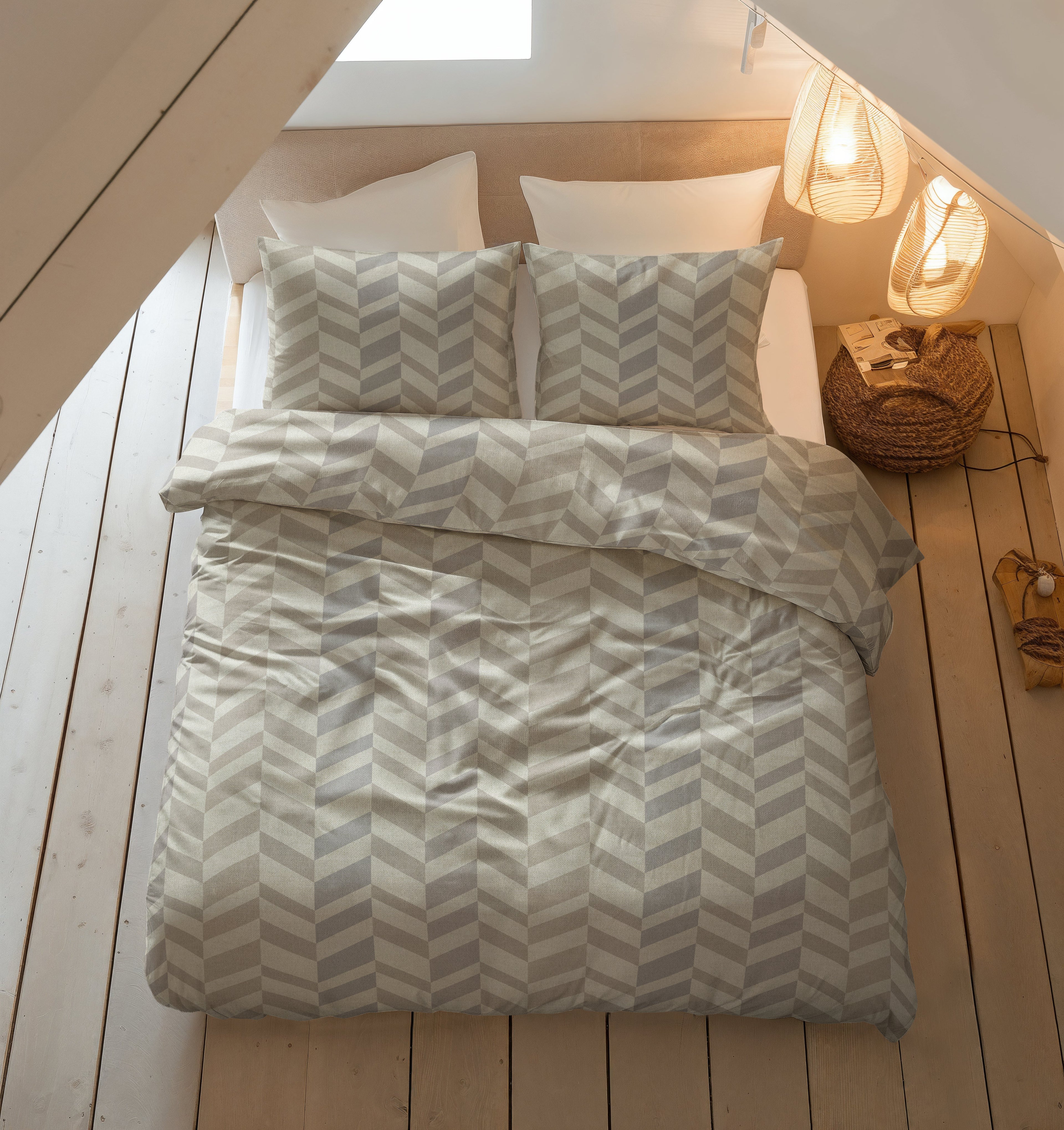 Chevron Beige/Zand