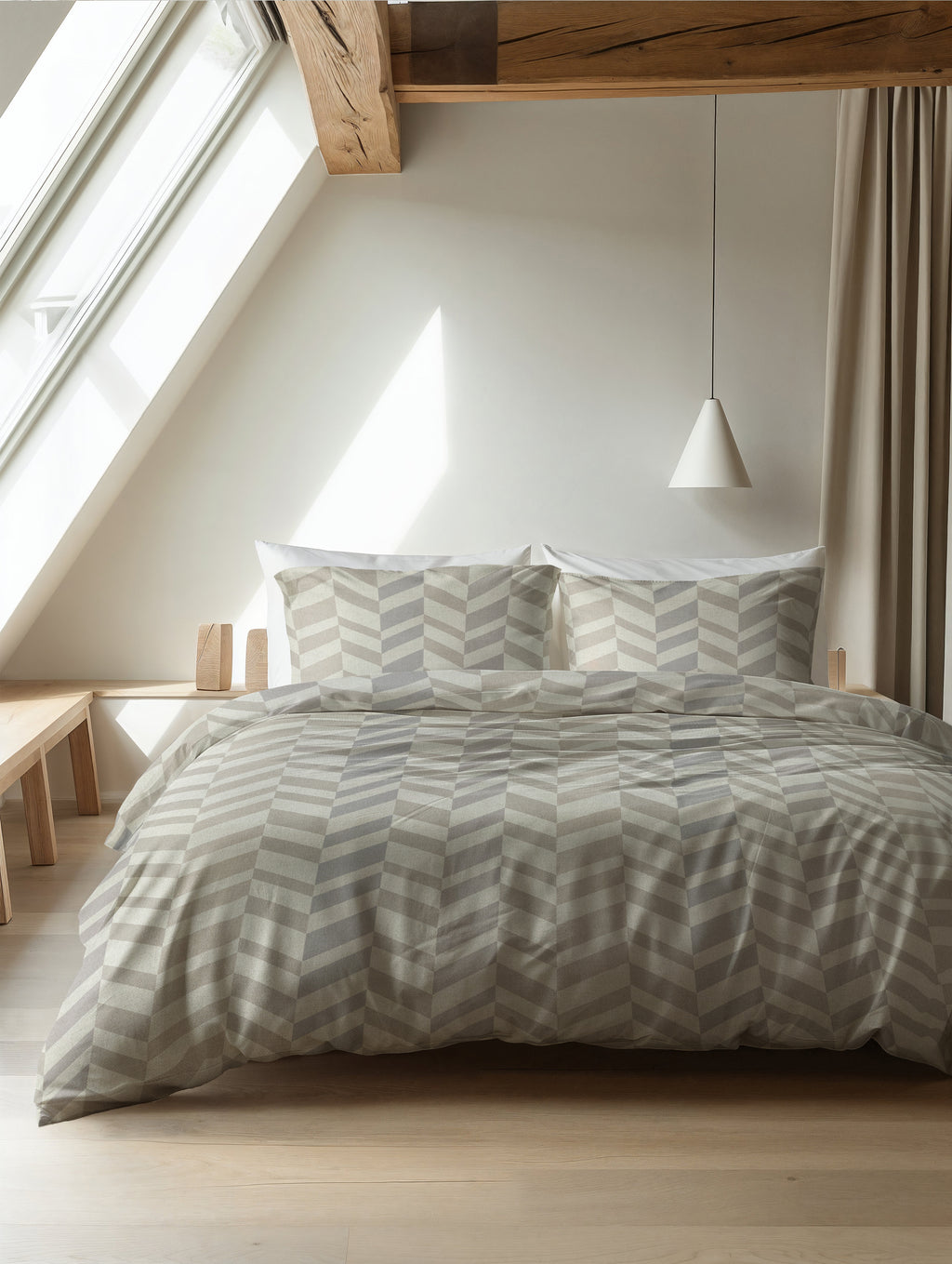Chevron Beige/Zand