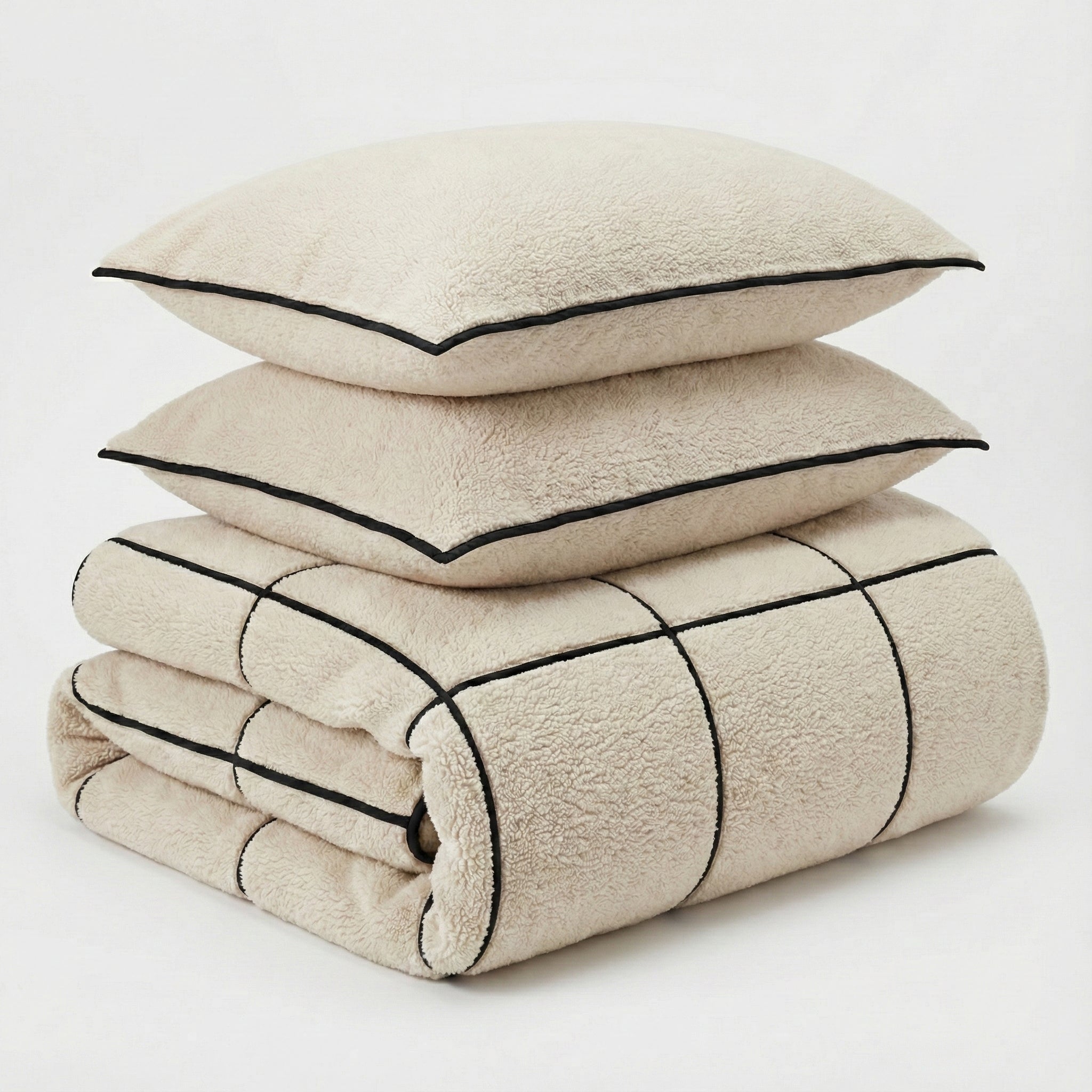 Teddy Trim Beige