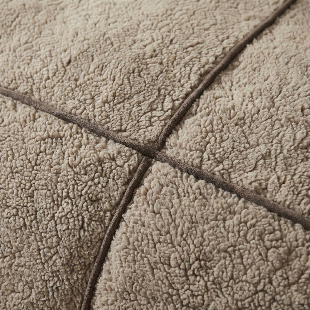 Teddy Trim Taupe