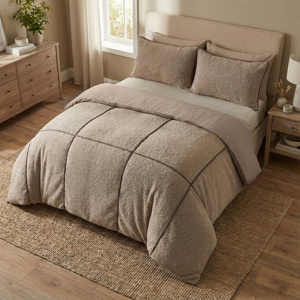 Teddy Trim Taupe