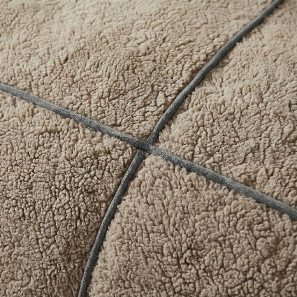 Teddy Trim Donker Taupe