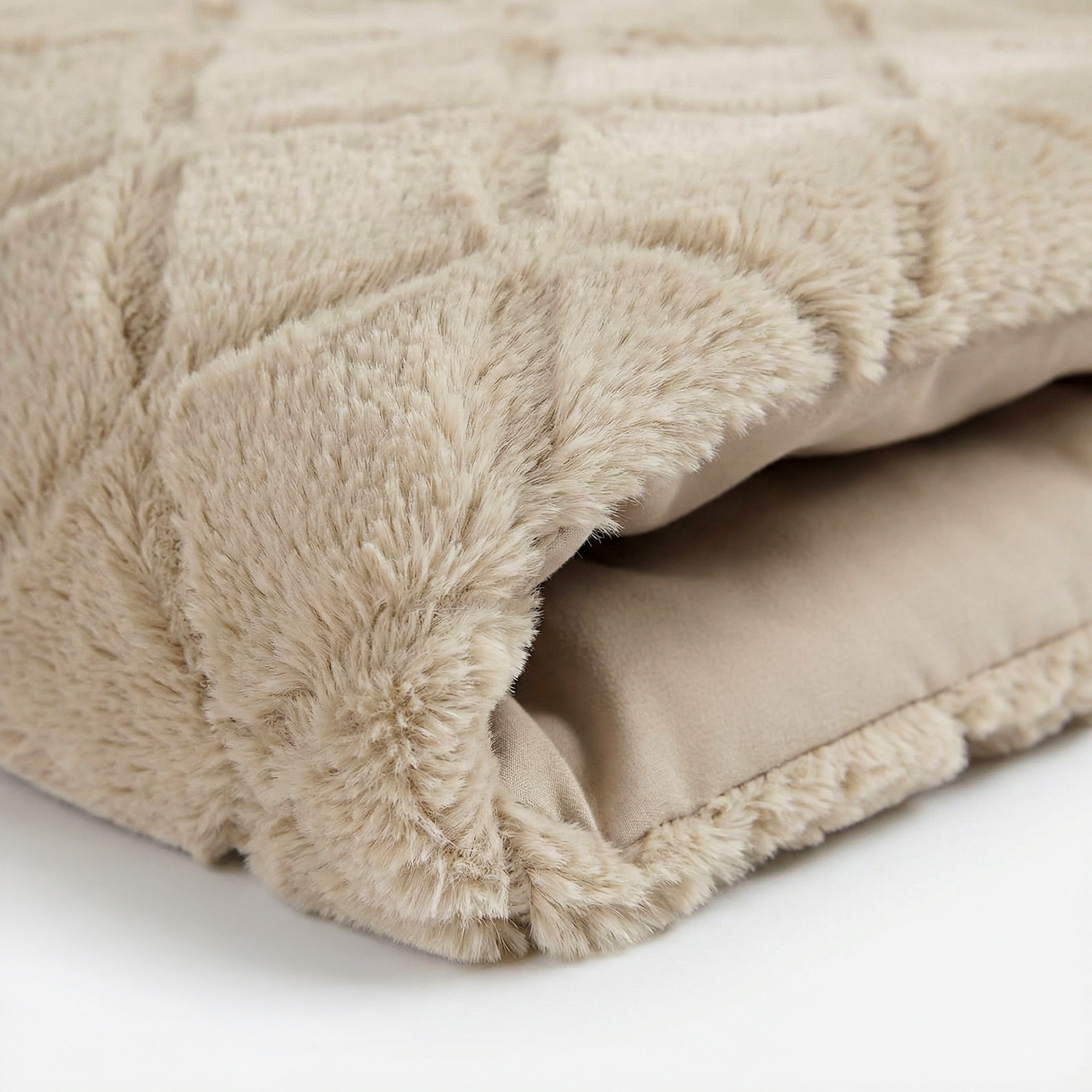Faux Fur Syon Taupe
