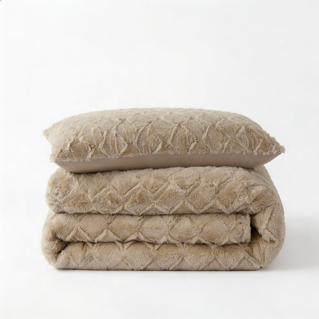Faux Fur Syon Taupe