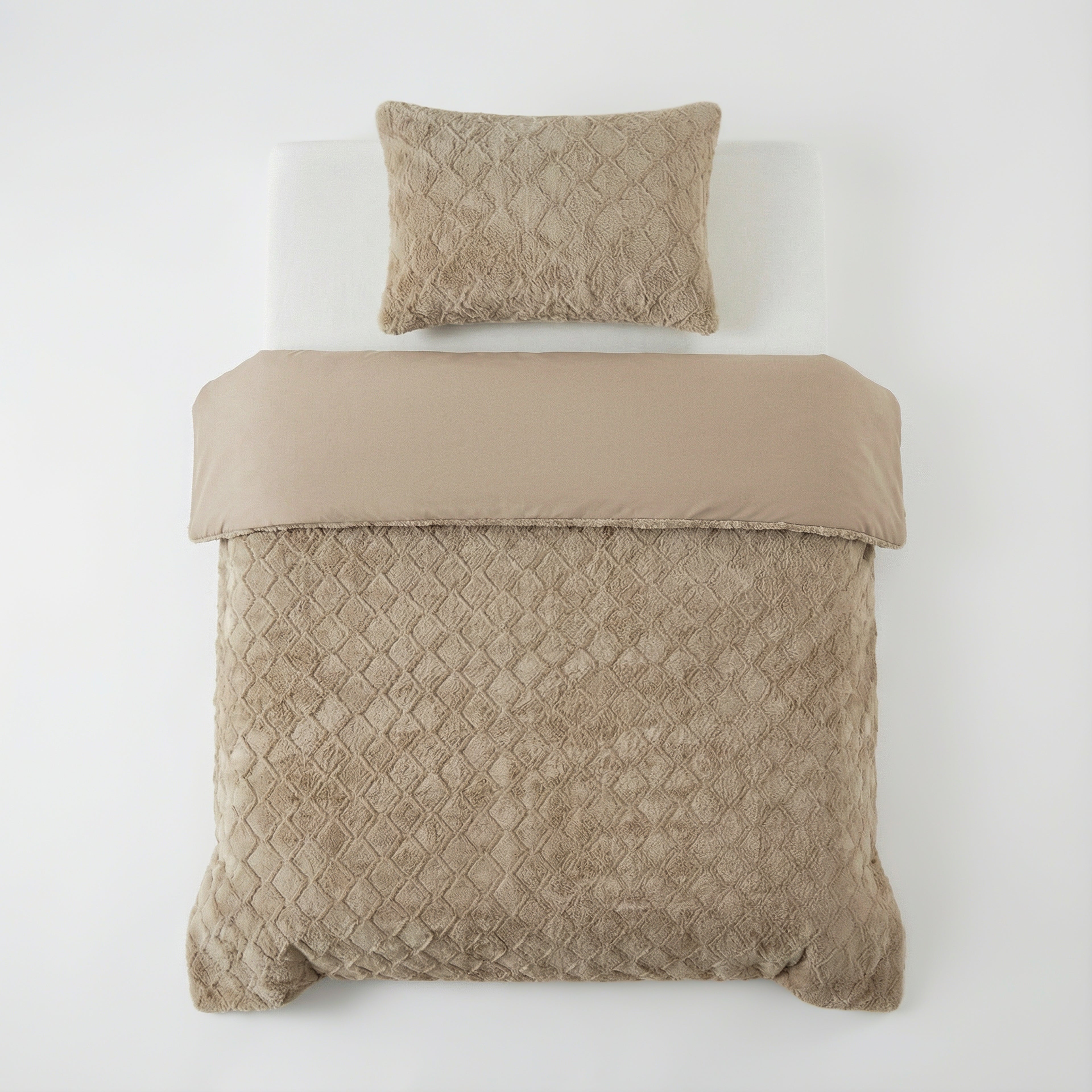 Faux Fur Syon Taupe