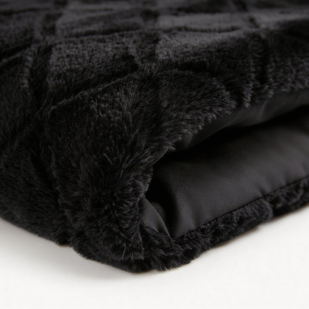 Faux Fur Syon Zwart