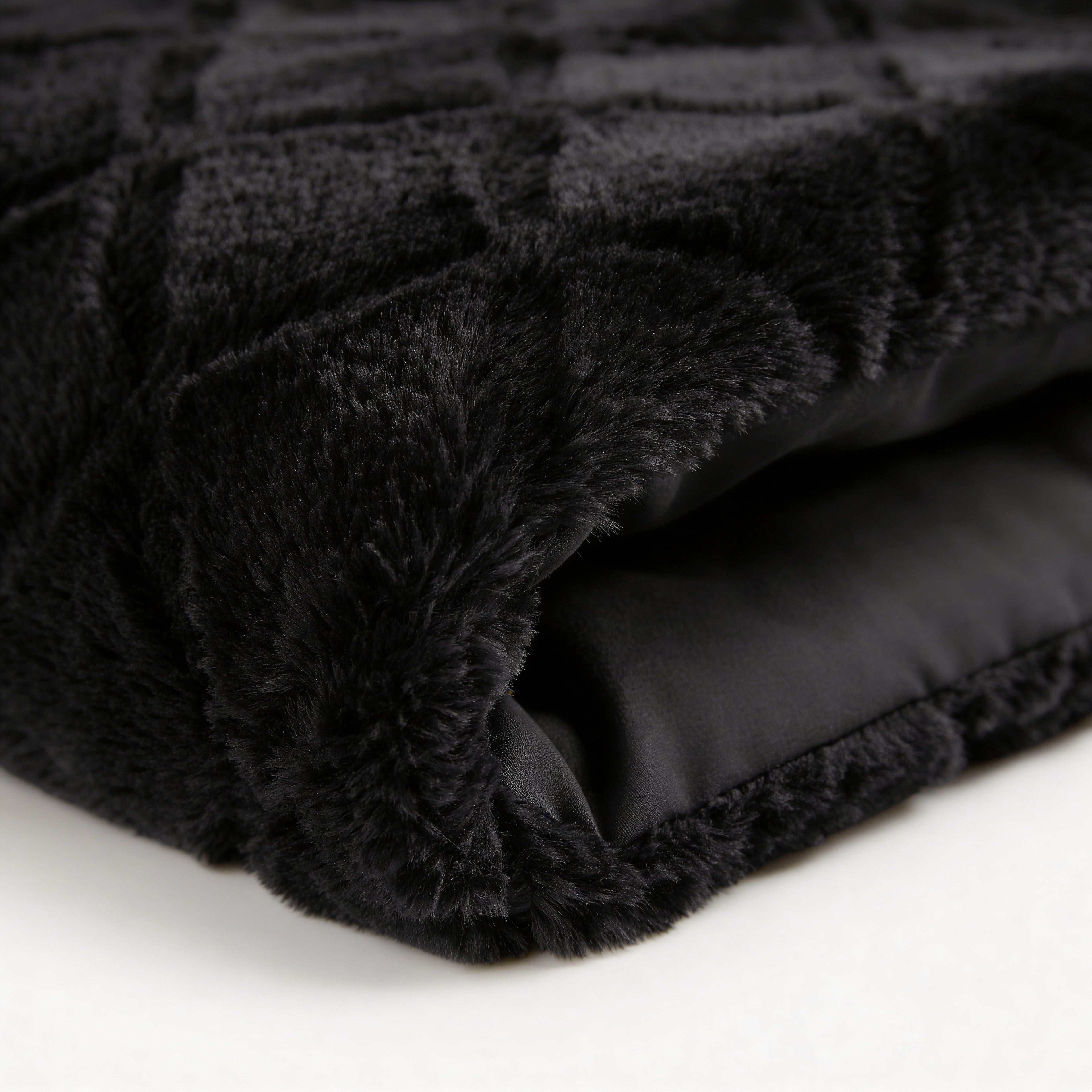 Faux Fur Syon Zwart