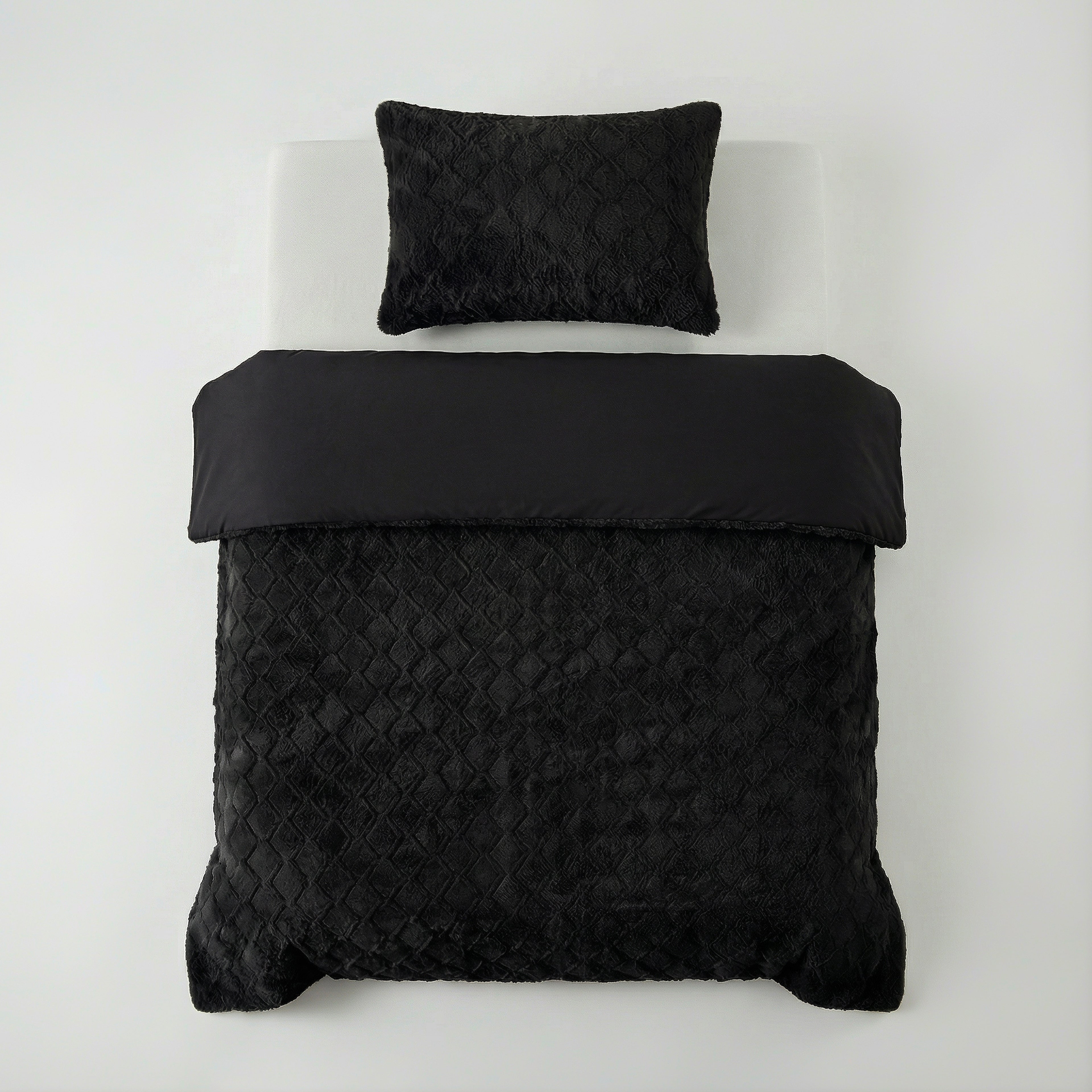 Faux Fur Syon Zwart