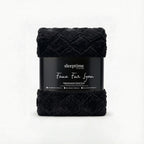 Faux Fur Syon Zwart