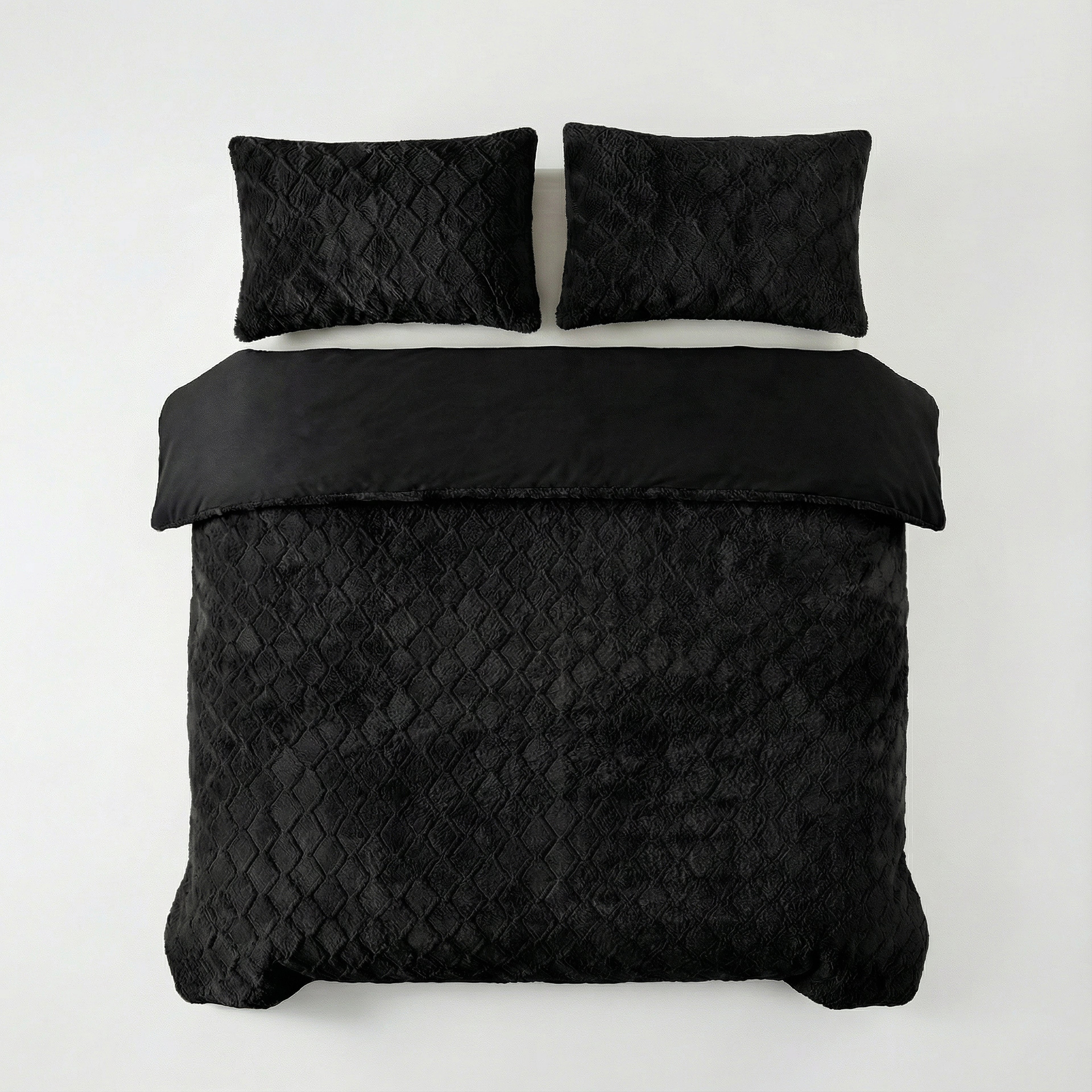 Faux Fur Syon Zwart