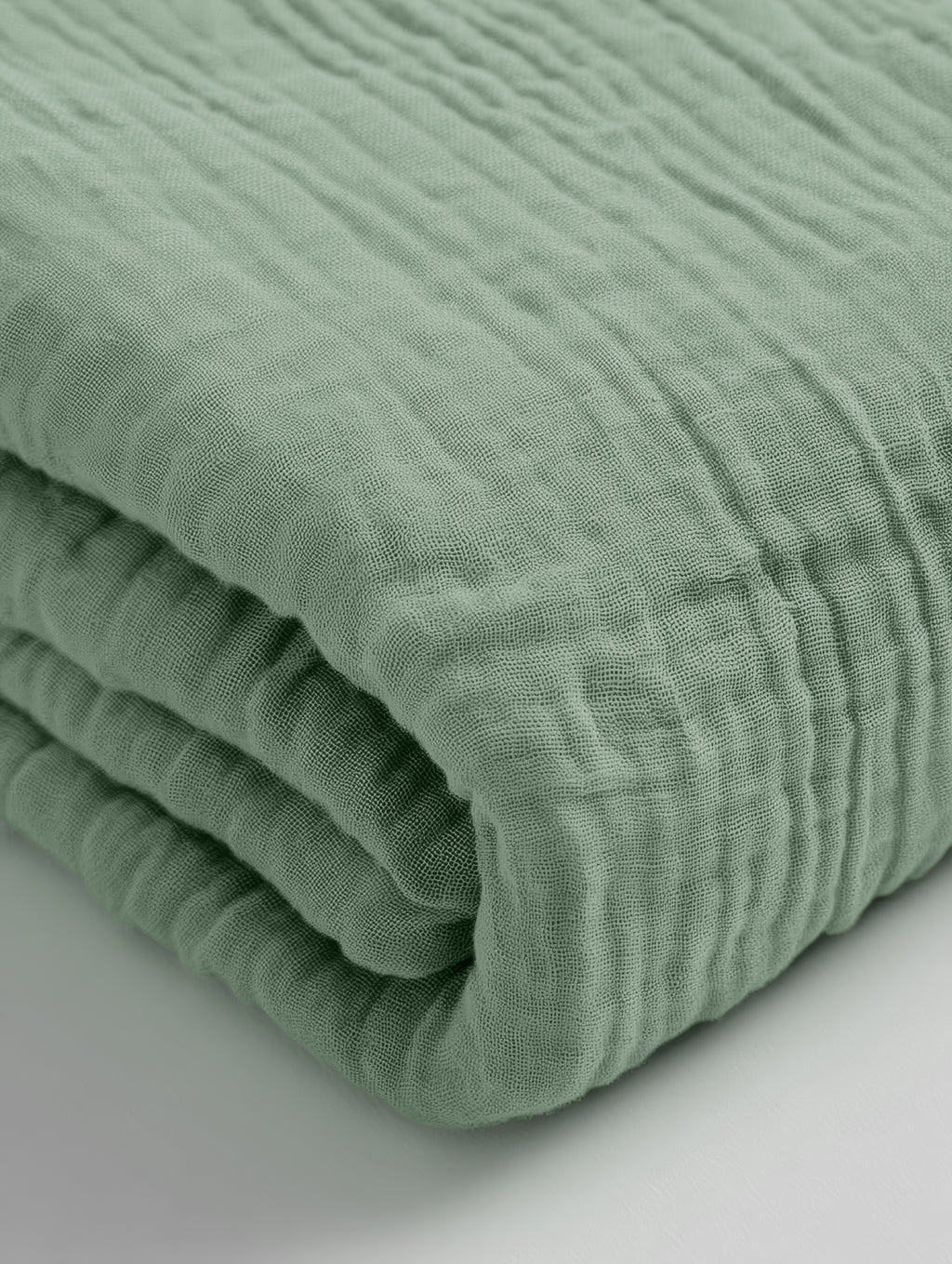 Mousseline Hoeslaken Groen