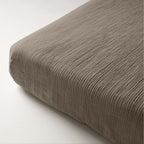 Mousseline Hoeslaken Taupe