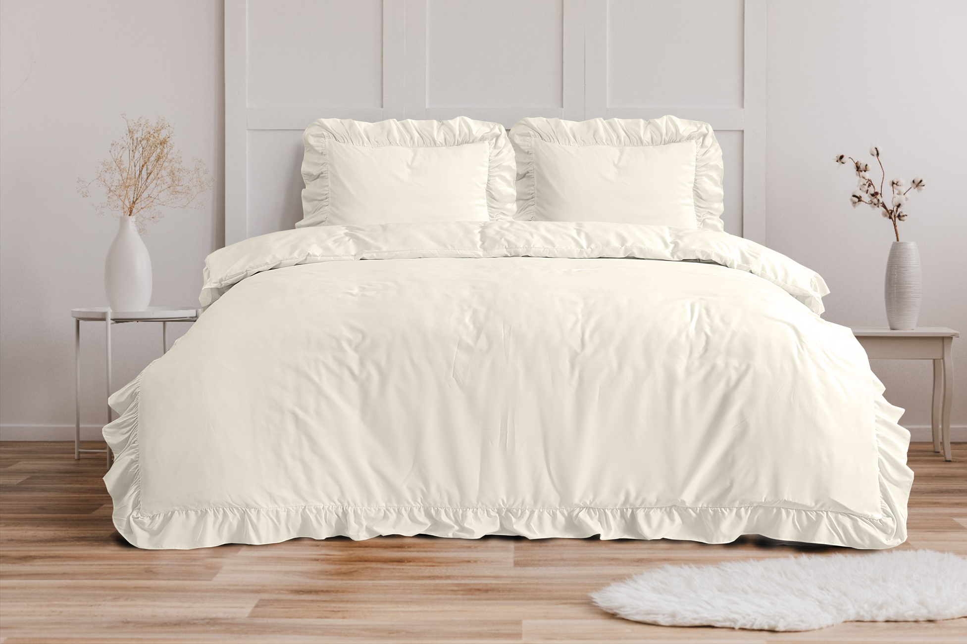 Ruffles Creme