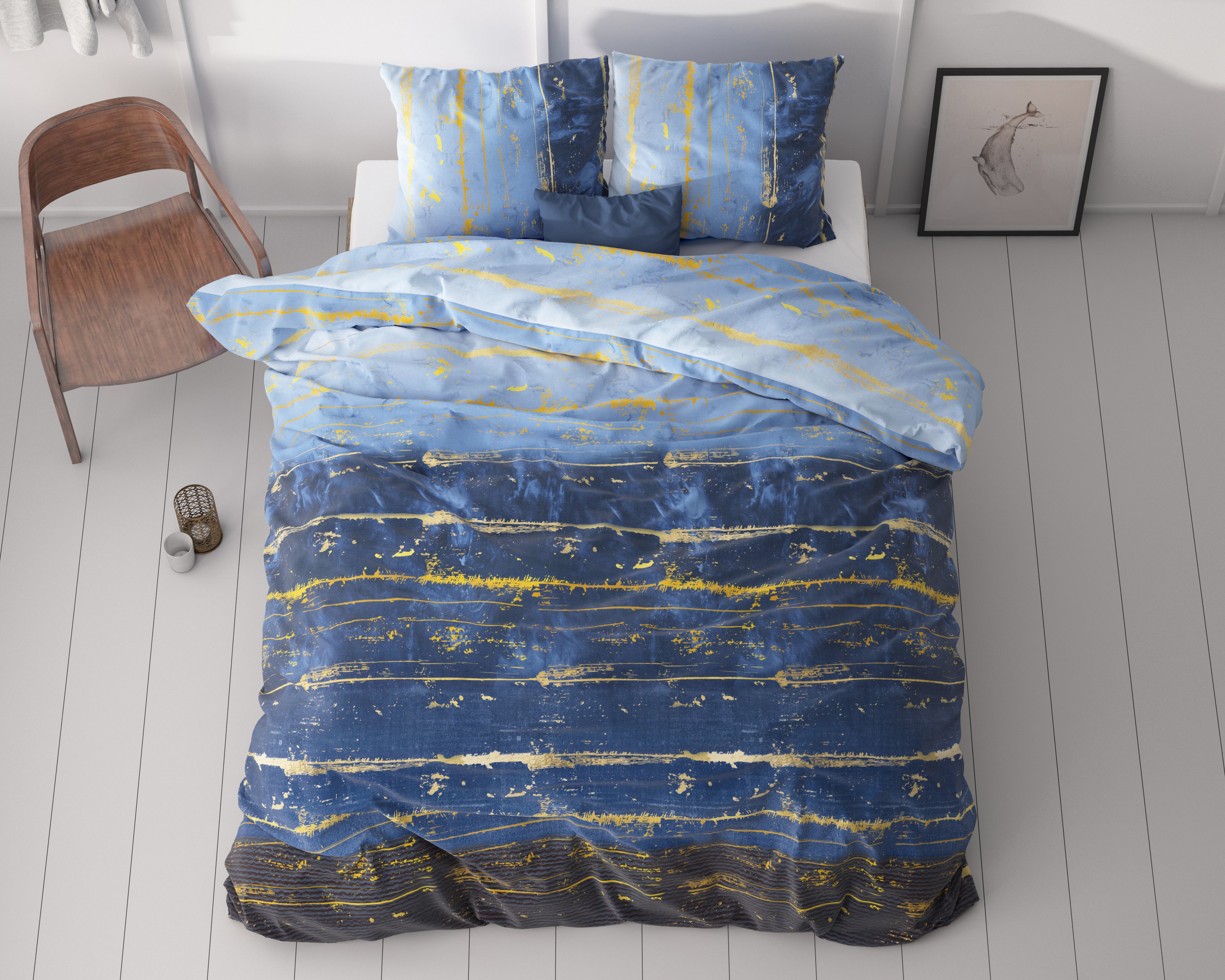 Scratchy Blauw