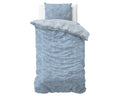 Flanel Washed Cotton Blauw